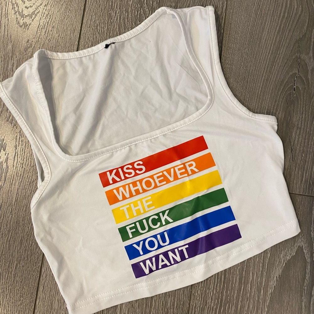 Crop Tank Rainbow LGBTQ